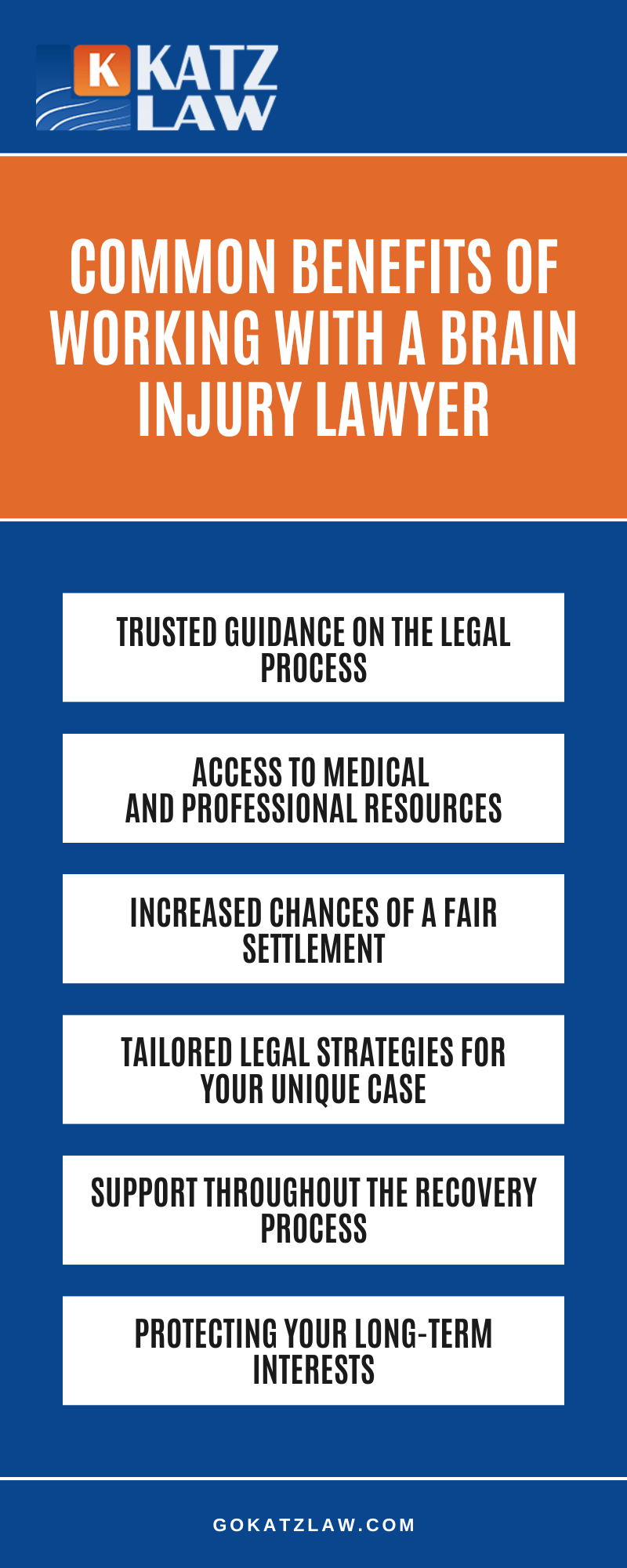 Common Benefits Of Working With A Brain Injury Lawyer Infographic